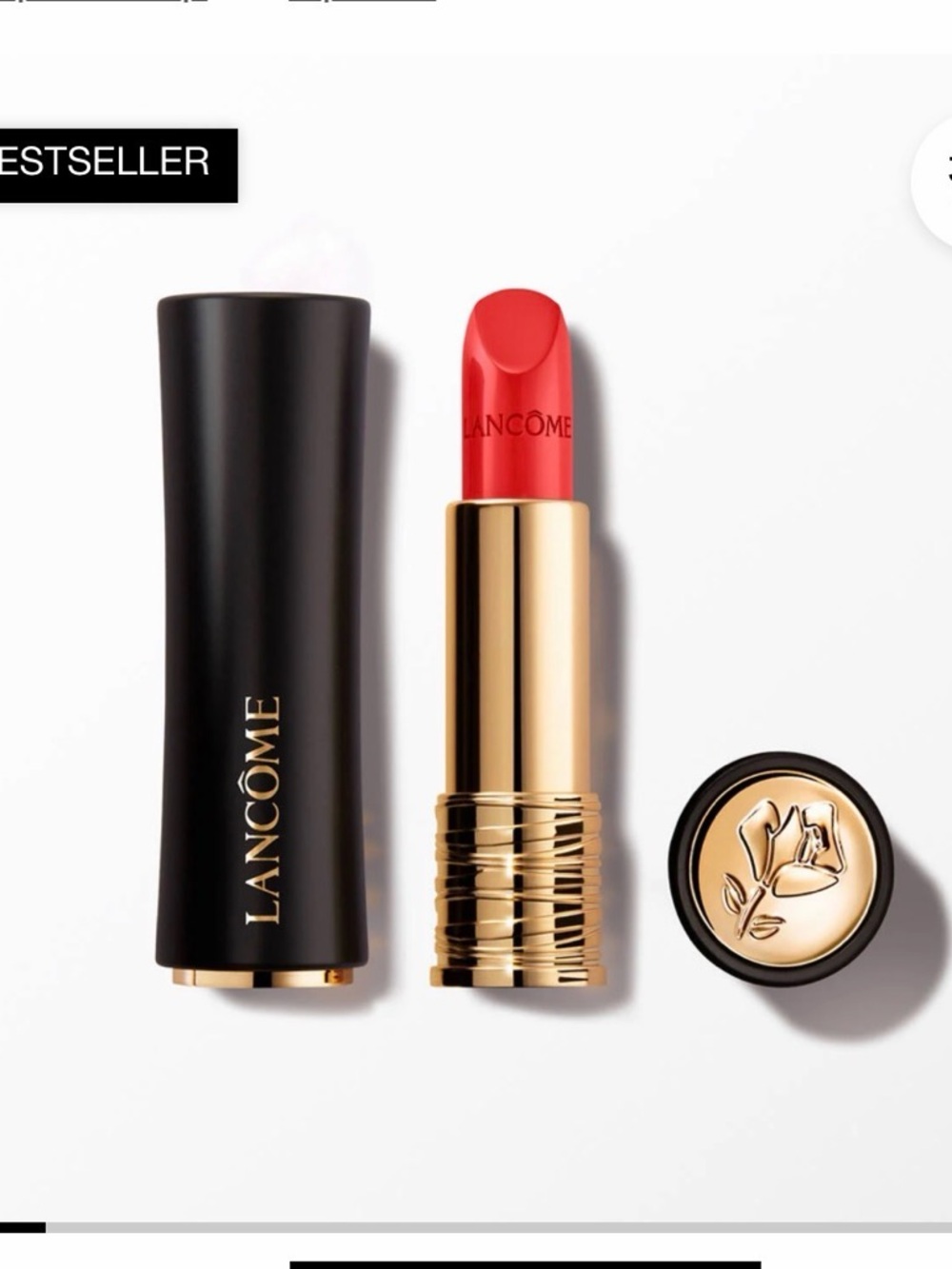 Lancôme L'ABSOLU ROUGE CREAM LIPSTICK- new : Caprice 132